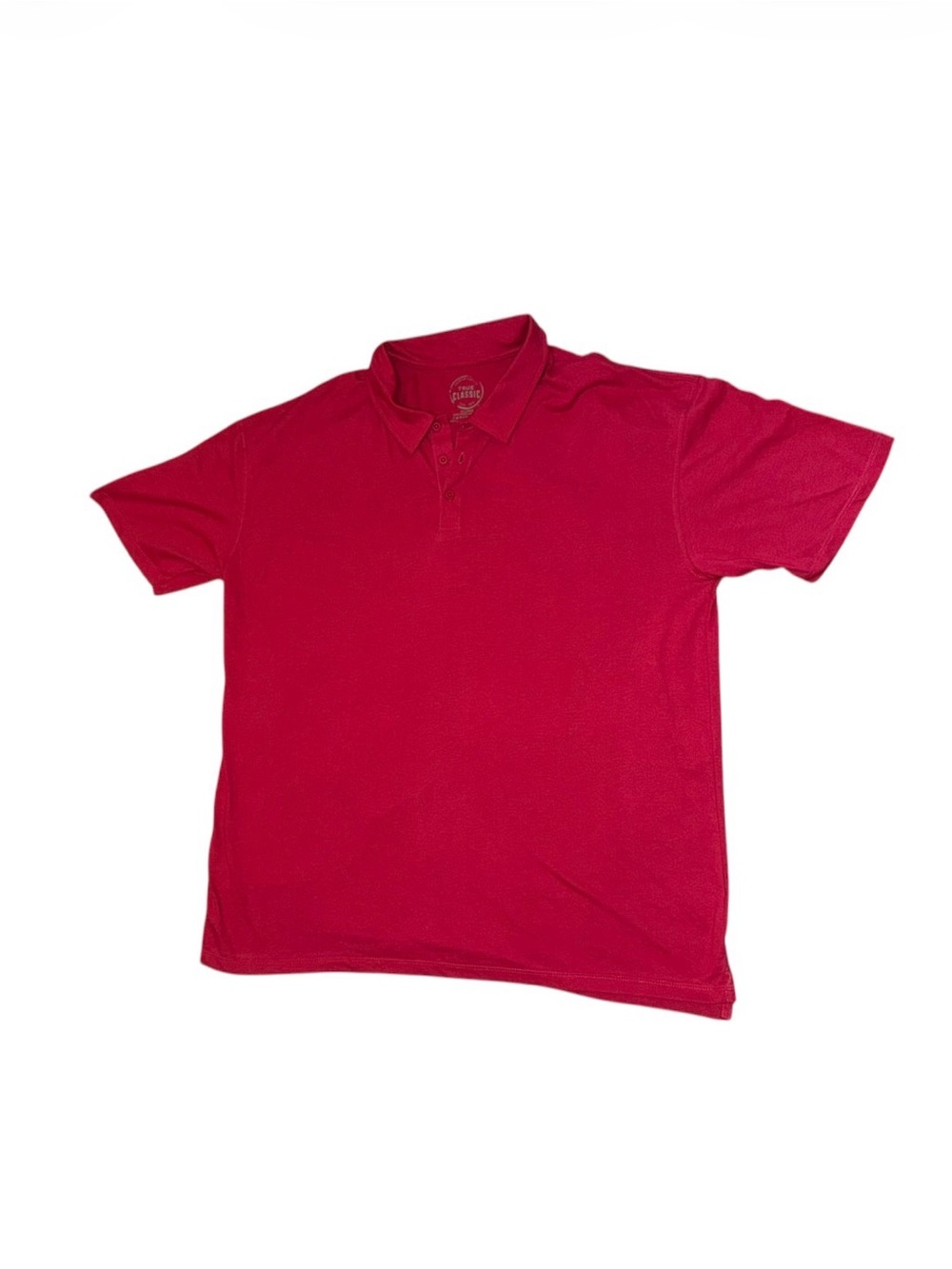 Men's Solid Pinkish Red Polo Shirt